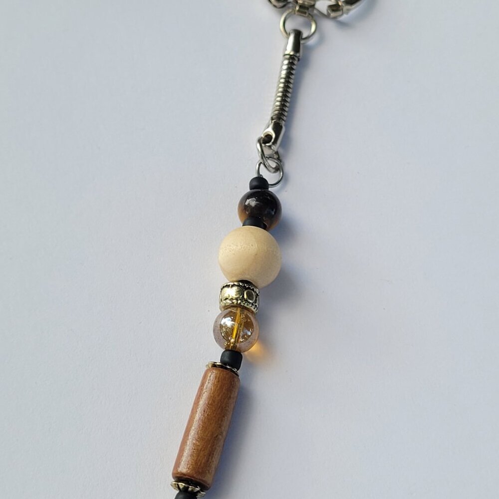 Silver Heart Key Keychain - Handmade - Picture 8 of 9